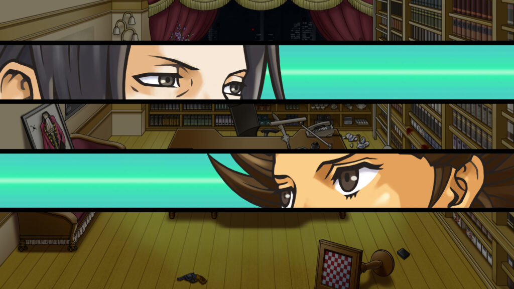 Confronting someone in Ace Attorney Investigations