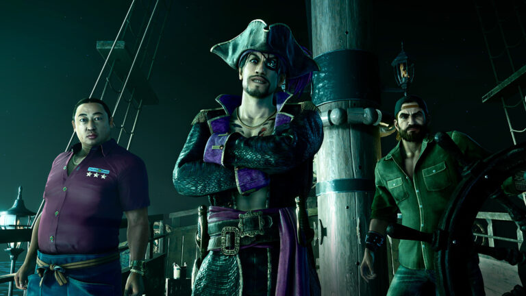 Like a Dragon: Pirate Yakuza in Hawaii Majima and crew