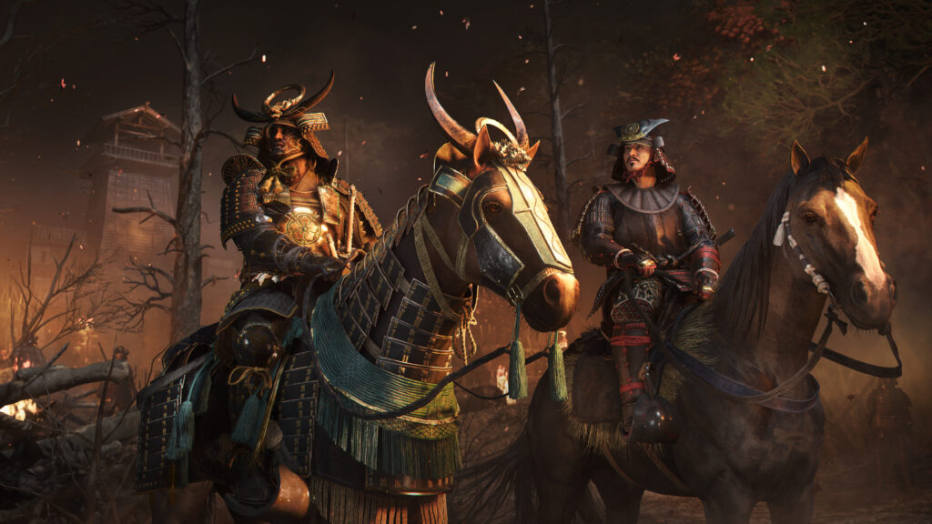 Assassin's Creed Shadows Yasuke and Oda on Horses