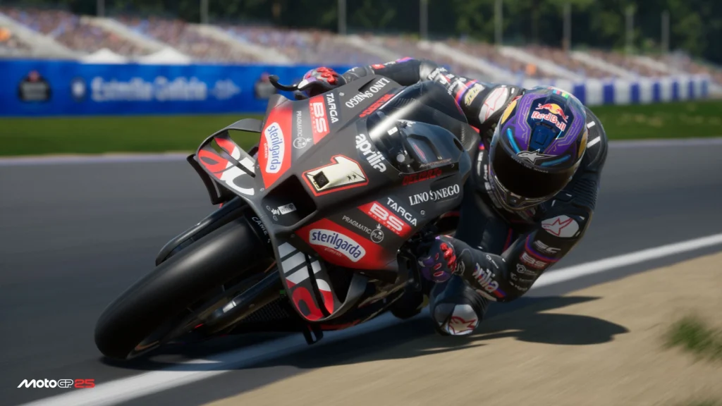 Driving the grid in MotoGP 25