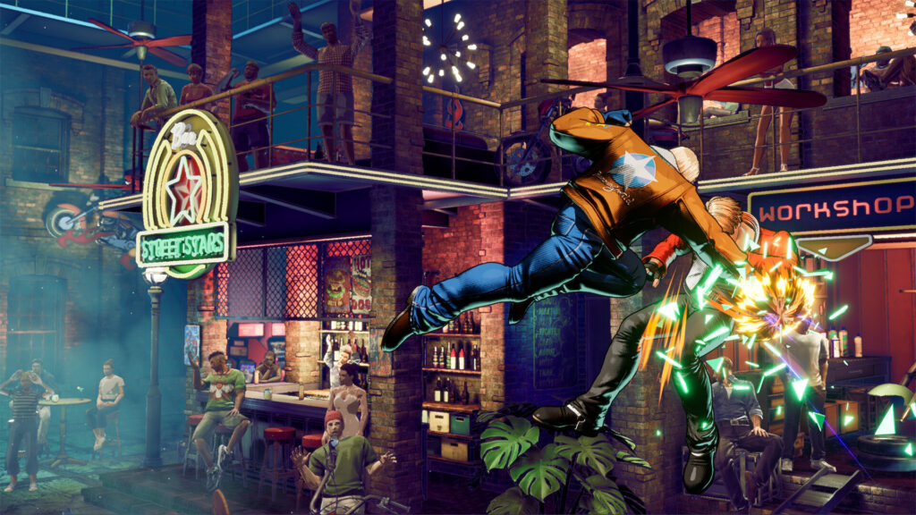 Fatal Fury: City of the Wolves fighting in game