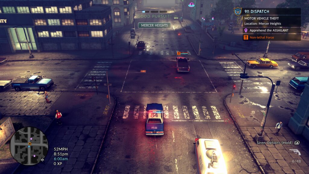 Car chase in The Precinct