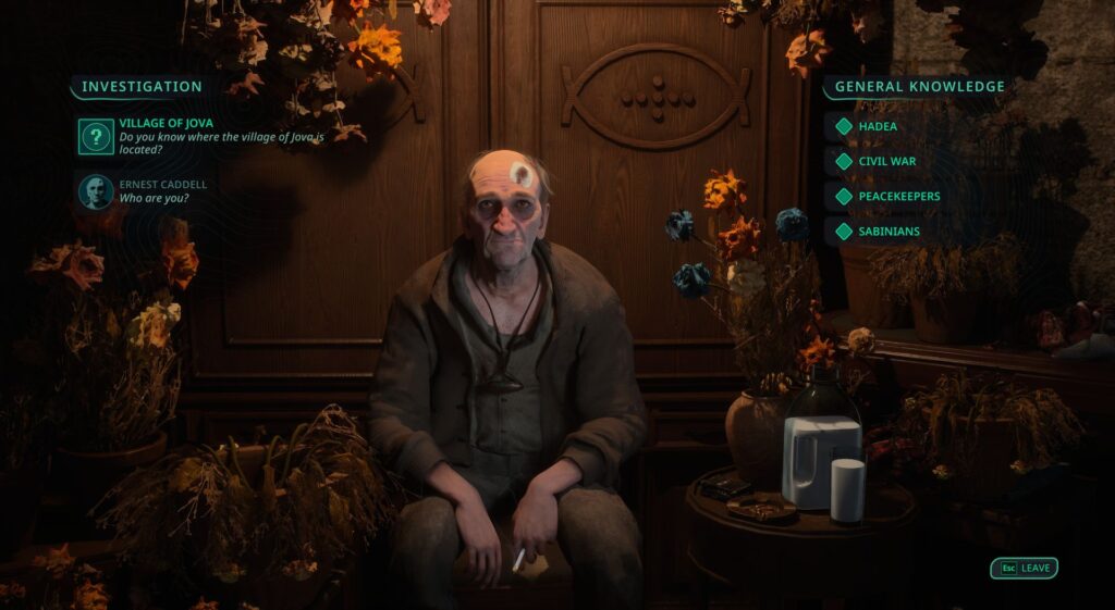 Hell Is Us talking to NPCs