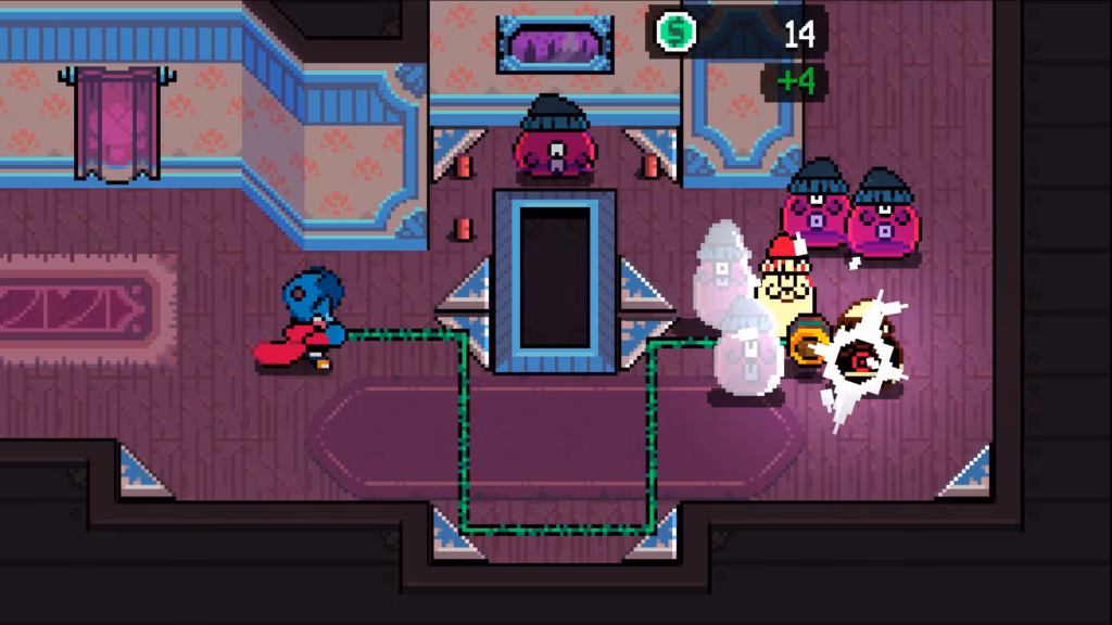 Pipistrello and the Cursed Yoyo fighting enemies