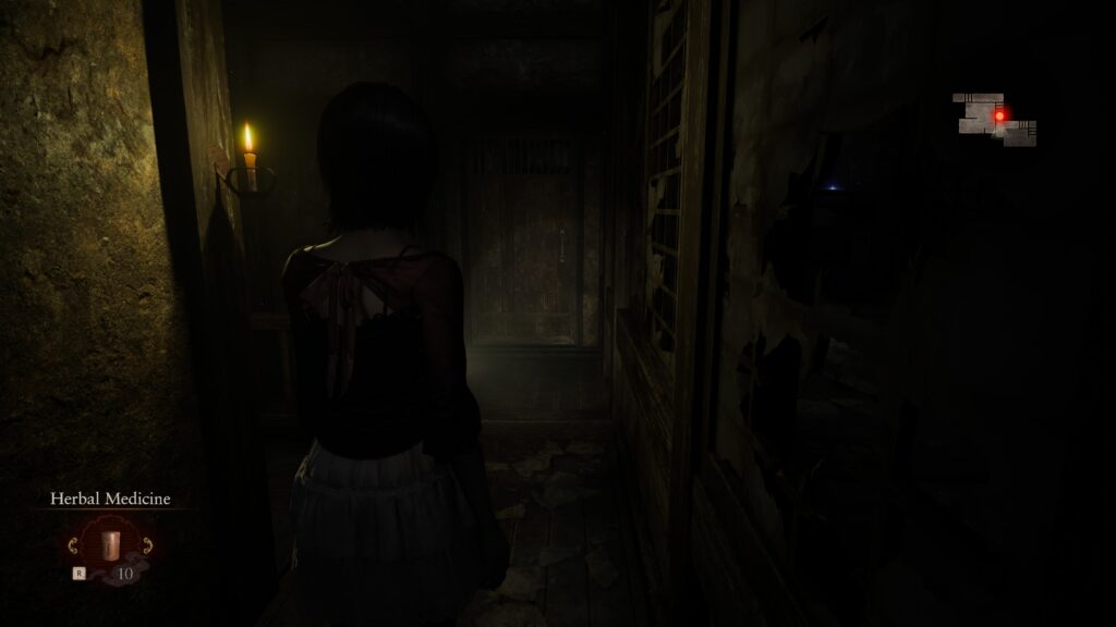 Fatal Frame ll: Crimson Butterfly REMAKE exploring a house in the village