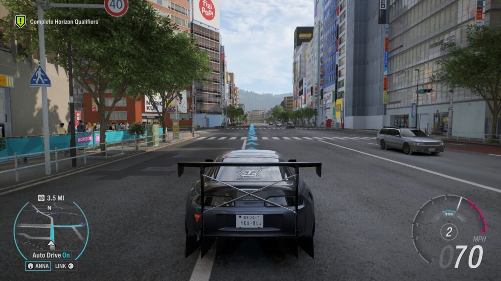Forza Horizon 6 driving in Tokyo