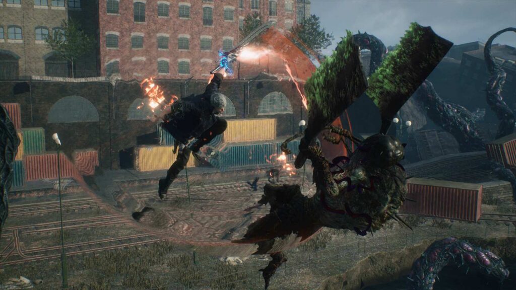 Fighting demons in DMC5